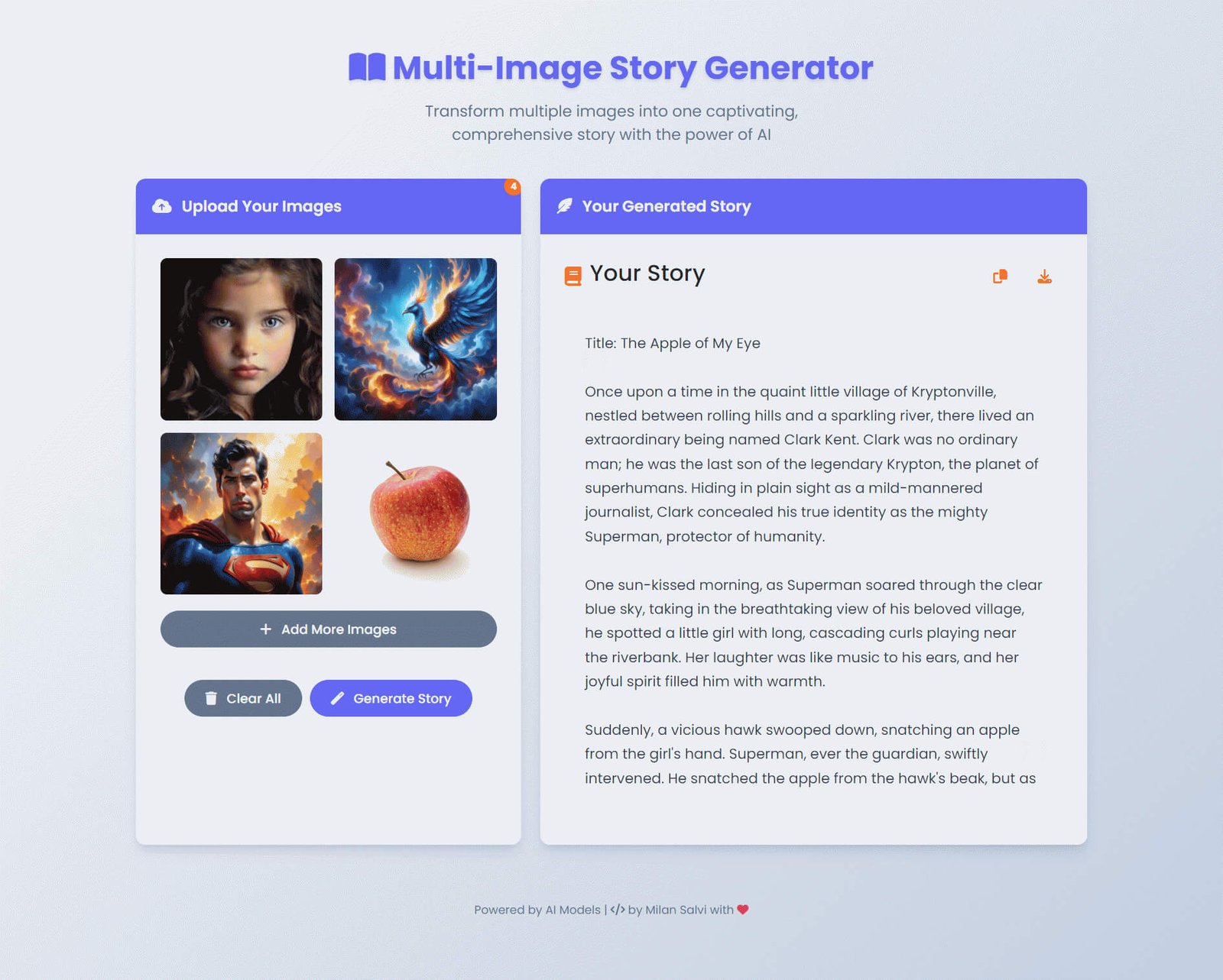 Multi-Image Story Generator Project