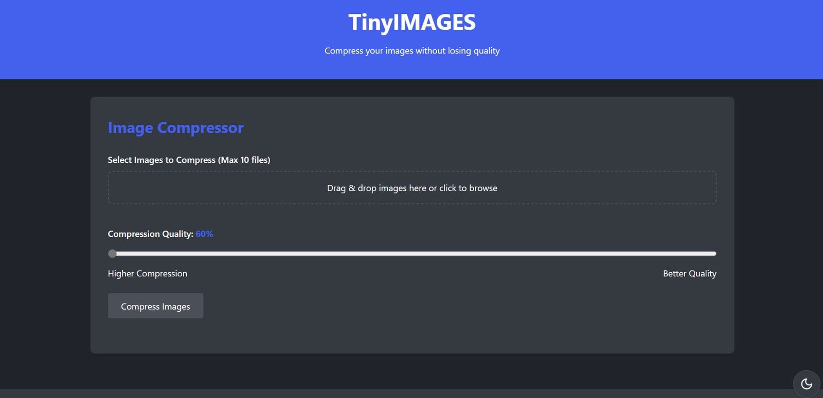 TinyIMAGES Compression Tool